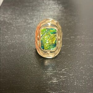 Stylish Two-Tone Ring